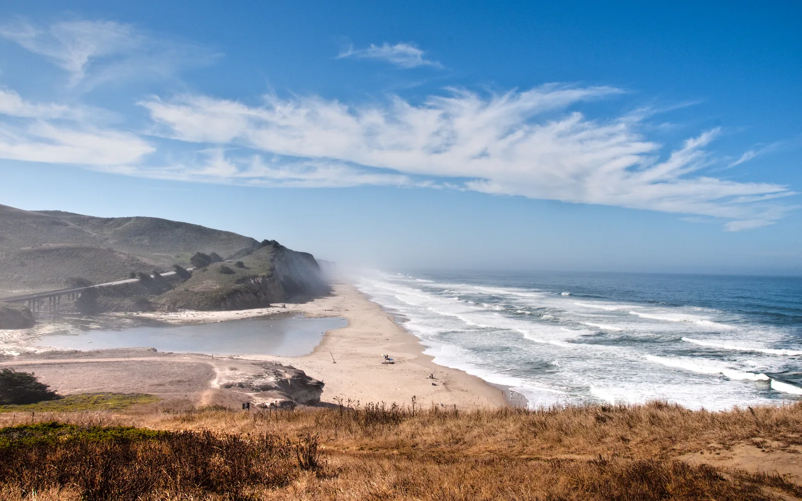 San Gregorio State Beach in San Mateo County, California